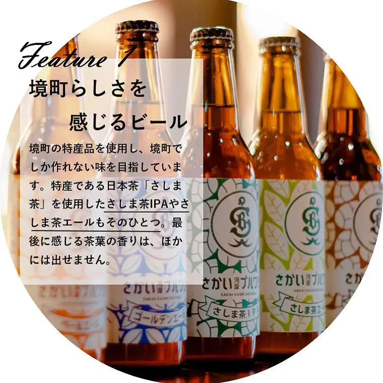 K1120 さかい河岸ブルワリー 境町産クラフト地ビール6本セット