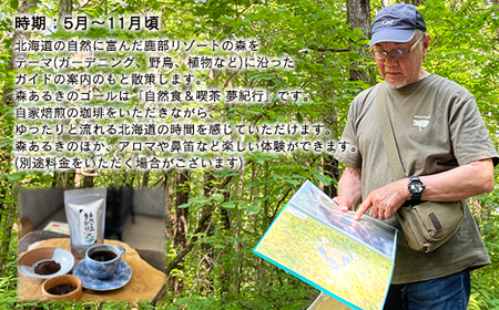 駒ヶ岳山麓リゾート森あるき体験 2名様分 道の駅しかべ間歇泉公園 入園券付 旅行 観光 体験 送料無料