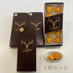 鹿島アントラーズ アントン焼き 3箱セット ベビーカステラ