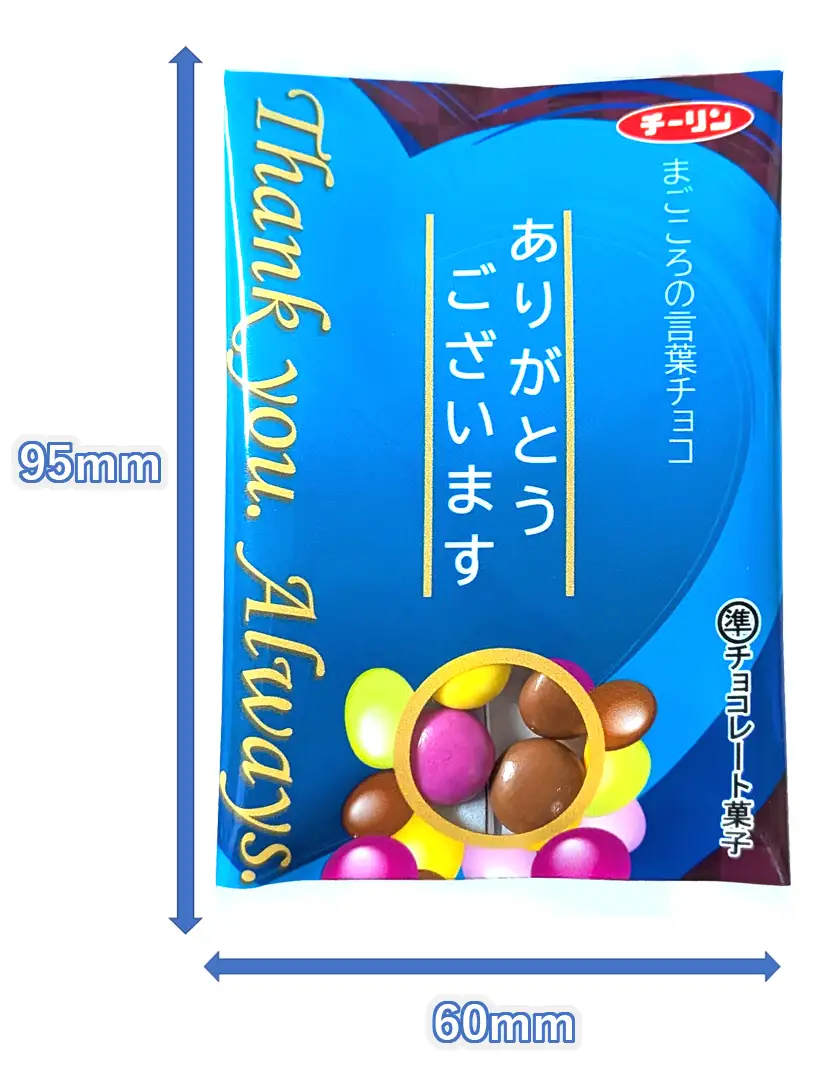 M109 まごころの言葉チョコ 1ケース（240個入り）