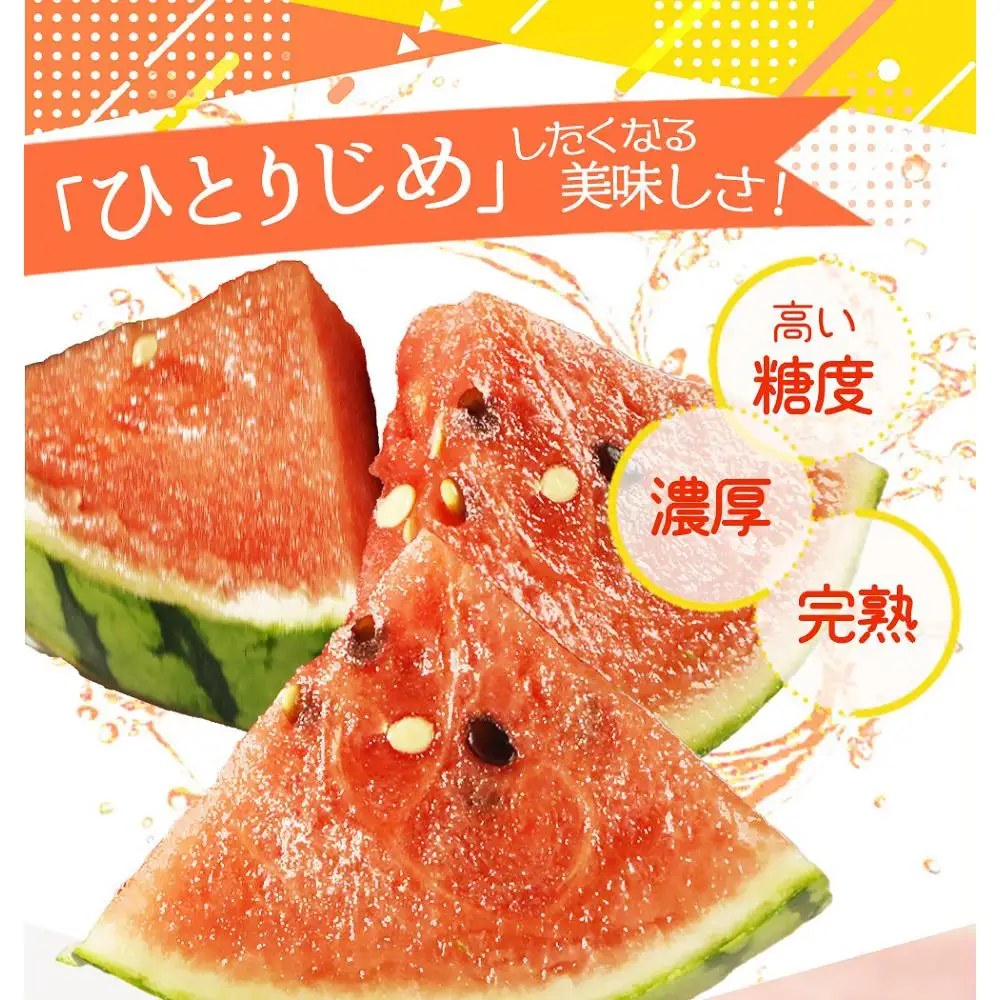 紀州和歌山産 小玉スイカ「ひとりじめ」 2玉［2027年6月中旬頃～2027年7月上旬頃に順次発送］［UT86］
