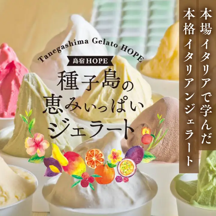 恵みジェラート12個セット【種子島ジェラートＨＯＰＥ】
