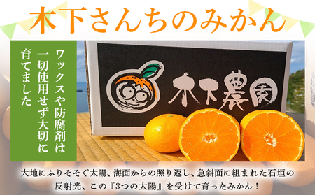 ＜木下さんちのみかん 良品 約5kg（S～Lサイズ混合）＞柑橘類 温州みかん ミカン 果物 くだもの フルーツ 特産品 木下農園 西宇和 愛媛県 西予市【常温】『2026年11月中旬～12月下旬に順次出荷予定』MKS0003