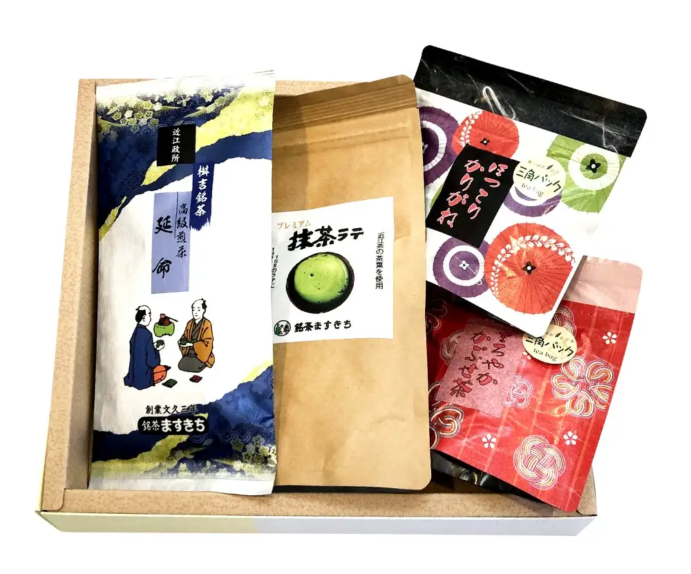 お茶 近江のお茶　鈴鹿の恵みバラエティーセット 茶葉 大人気お茶 人気お茶 絶品お茶 至高お茶 国産お茶 静岡県産お茶 滋賀県お茶 お中元お茶 ギフトお茶 お歳暮お茶 贈答用お茶 飲料お茶 備蓄お茶 お茶飲料 長期保存お茶 A26　銘茶ますきち 東近江