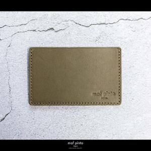 maf pinto (マフ ピント) カードケース 1枚 免許証 マイナンバーカード 薄型 スリム オリーブ レザー 本革 日本製
