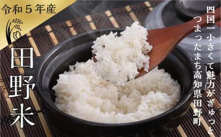 ★ 令和5年産 新米 ★ 田野米 15kg ＋ 田野屋青蜂 完全天日塩 60g セット　～ 精米 ・ 白米 ～