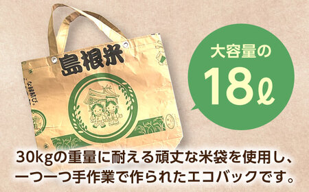 米 五ツ星お米マイスターお薦め 米袋エコバッグときぬむすめ2kg セット 島根県松江市/株式会社沼田米穀店[ALBU007] 米 米