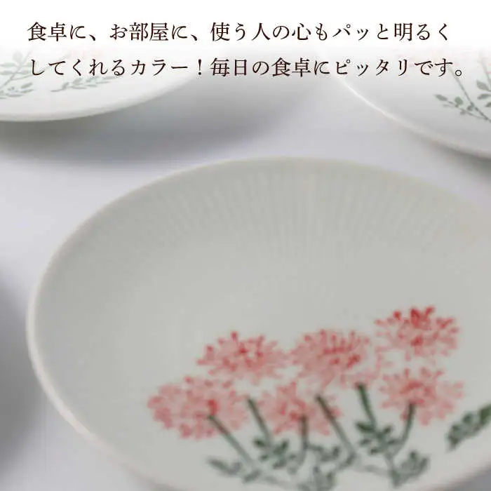 【波佐見焼】波那（はな）取皿５点セット 食器 プレート【福田陶器店】[PA311] 波佐見焼