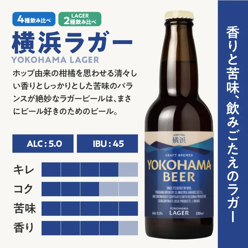 横浜ビール　LAGER（2種12本セット） AFH0001