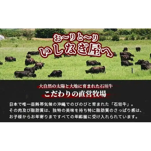 石垣牛 切り落とし スライス (300g×4パック) 計1.2kg　AB-25-1