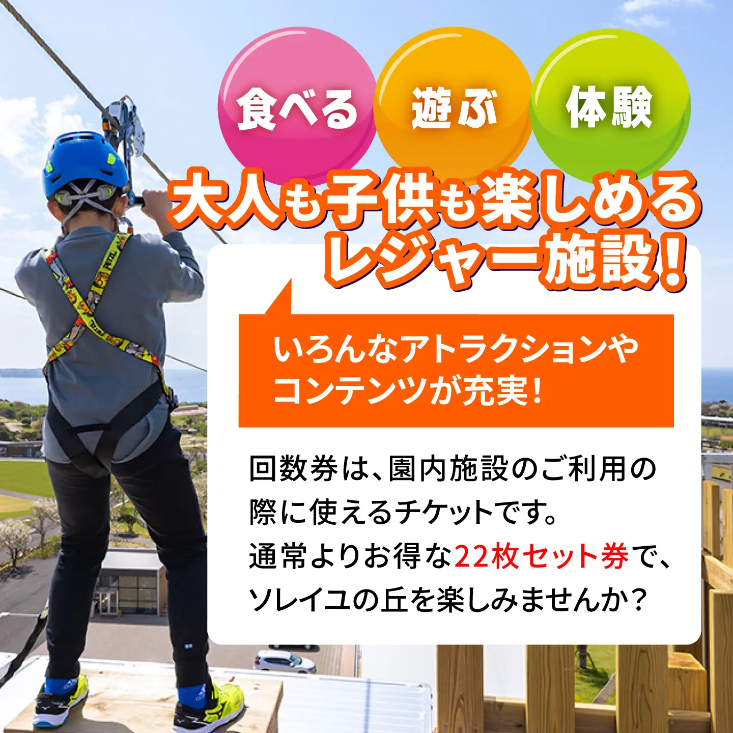 ソレイユの丘 回数券 400円分×22枚【株式会社日比谷花壇】 [AKBO002]