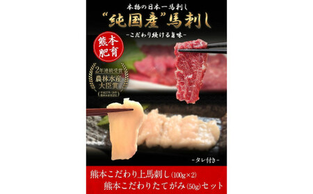 熊本 馬刺し 上赤身 ブロック 国産 熊本肥育 冷凍 生食用 たれ付き