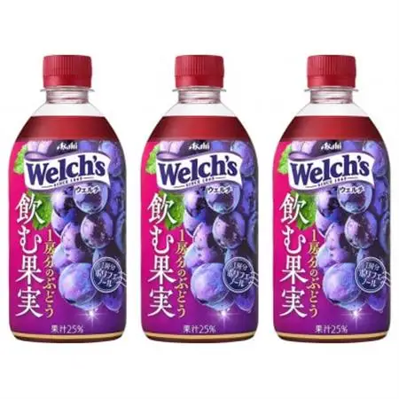 『Welch's』飲む果実　1房分のぶどうPET470ml　24本_飲料・ドリンク  果汁飲料 _【1335974】