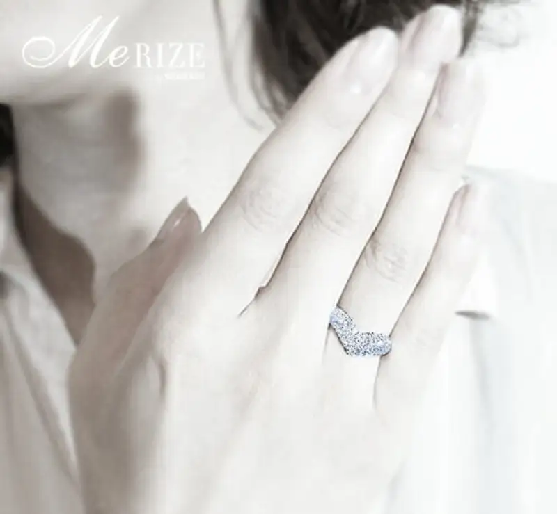 指輪 天然ダイヤ 0.5ct Llucienne リュシエンヌ【プラチナ950】r-181（KRP）N51-1410