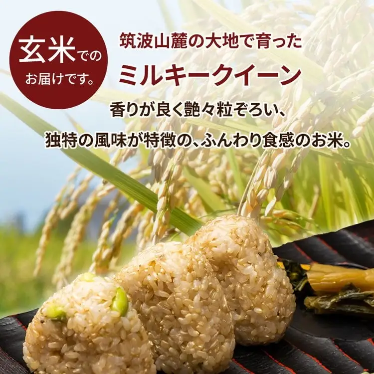 【先行予約】令和8年産 茨城県産 ミルキークイーン 玄米（5kg×1袋） ※2026年10月～発送