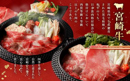 ＜宮崎牛肩ロースすき焼き600g＞翌月末迄に順次出荷 【c1070_nh_x1】 黒毛和牛 宮崎牛 牛 肩ロース すき焼き 冷凍
