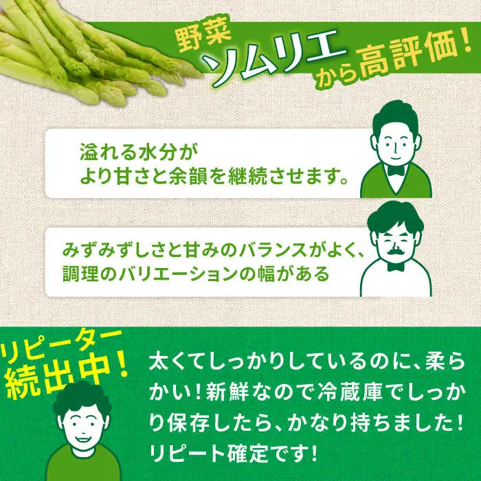 【2026年5月下旬-発送】【数量限定】【星のアスパラ】厳選 グリーン アスパラガス 約2kg / アスパラ アスパラガス 野菜 / 南島原市 / ほしのYA [SEY002]