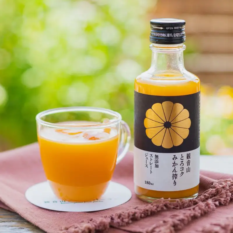 観音山みかんジュース「とろコク搾り」180ml× 10本入【ふるさと納税】【30営業日以内に発送予定】【J017-knny015】