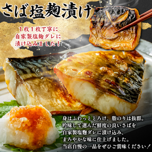 さば塩麹漬け約120g以上×20枚（個包装）　 mi0012-0101