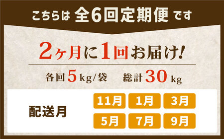 先行予約 6回定期便 令和8年産 さがびより（白米） 5kg / 白米 2026年11月～発送 [IAS016]