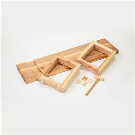 木製ベンチ(座面サイズ大＆脚2種set)　分解収納可能な組立式ベンチ_雑貨・日用品 椅子・チェア・ソファ 家具・インテリア _【1430981】