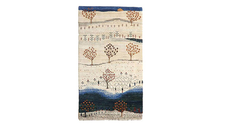  【限定1品】ギャッベ ルリバフ 140×79cm