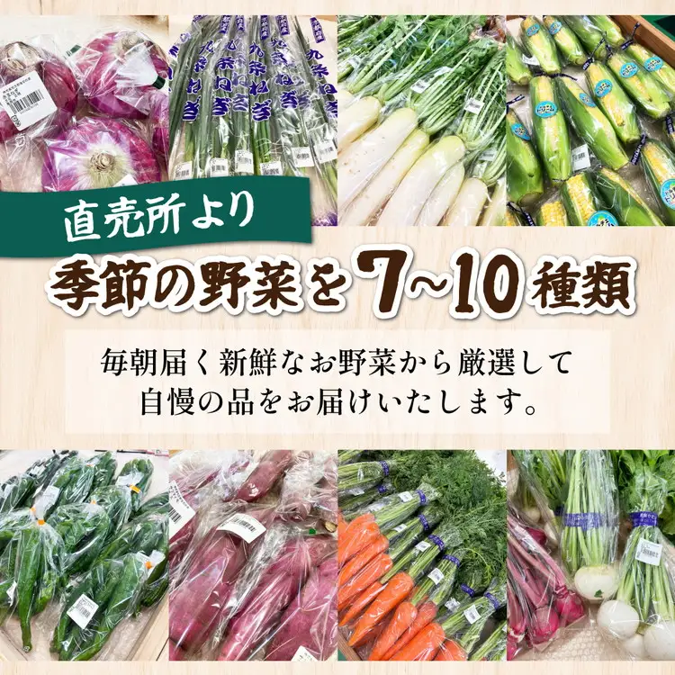 旬の朝採れ 新鮮 野菜セット 野菜