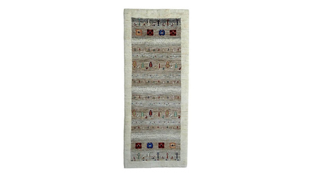  【限定1品】ギャッベ ルリバフ 200×81cm