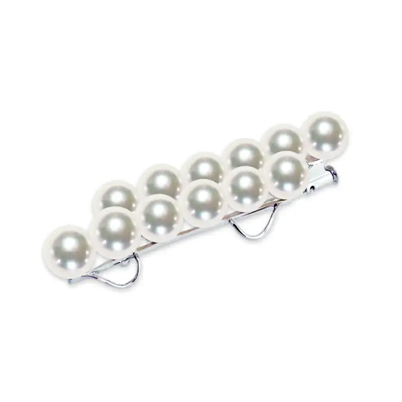 アコヤ真珠 ブローチ 7.5mm 12珠 天成真珠 パール アクセサリー A405-114016
