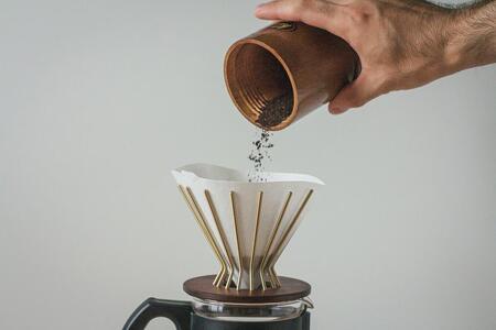 コーヒードリッパー おしゃれ 金属 木製 コーヒー用品 コーヒー 珈琲 ドリッパー ドリップコーヒー キッチン用品 キッチン キッチングッズ 日用品 長野 長野県 箕輪町 真鍮