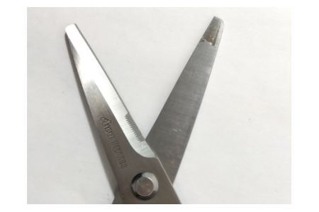 ギザ刃クラフトはさみ 170mm ハンドル大きめ