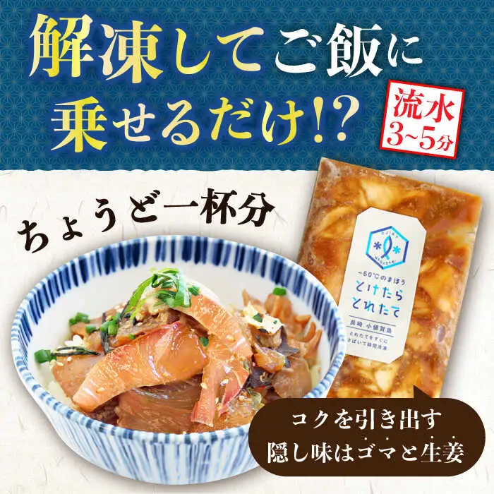 【全12回定期便】ヒラマサ漬け丼 4P [DAB054] 