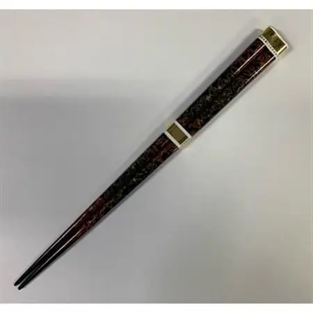 伝統工芸品　津軽塗箸　黒色(唐塗)_装飾品・工芸品     雑貨・日用品 箸 食器   装飾品・工芸品  陶器・漆器 _【1139148】