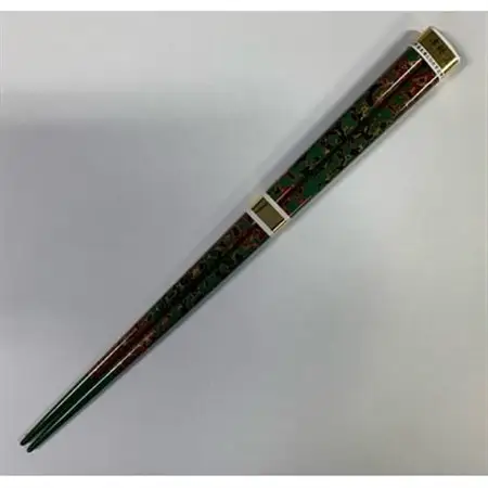 伝統工芸品　津軽塗箸　浅緑色(唐塗)_装飾品・工芸品     雑貨・日用品 箸 食器   装飾品・工芸品  陶器・漆器 _【1139149】