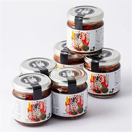 黒にんにくらぁ油　痺れ　150g×6本_惣菜・加工品 缶詰・瓶詰  _【1340004】