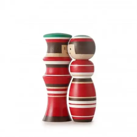 ルビンのこけし(りんご/ペア)_装飾品・工芸品   _【1394905】