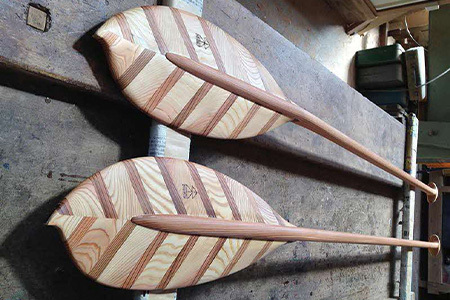 Wood-Board KUKU 木頭杉原板削り出しサップ用パドル │徳島県 那賀町 ウッドデザイン賞 木頭杉 国産 SUP サップ サップ用パドル パドル オール インテリア レジャー 国内製造 NW-8 