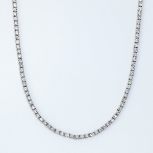 Deliciae　PT900　テニスネックレス　ストレート　ダイヤモンド 【5.00ct】鑑別書付　K05029-H