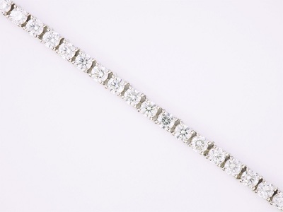 Deliciae　PT900　テニスネックレス　ストレート　ダイヤモンド 【10.00ct】鑑別書付　K05031-H