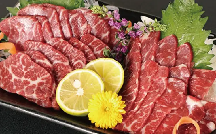 令和8年熊本地震復興支援 馬刺し 霜降り(中トロ)200g＋赤身200g 合計400gセット