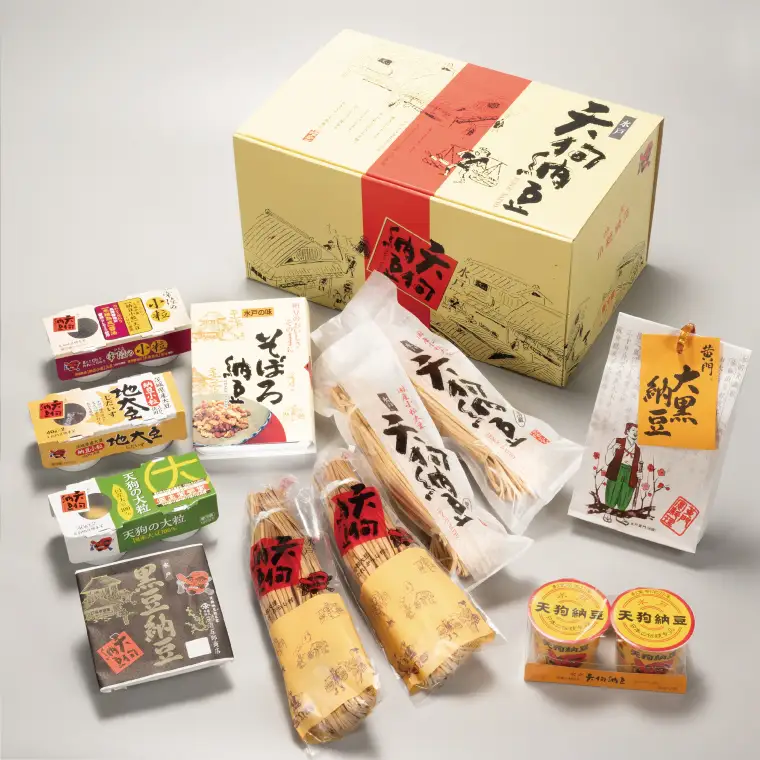 水戸天狗納豆 笹沼五郎商店 老舗自慢の９種 食べ比べセット！！（CV-3）