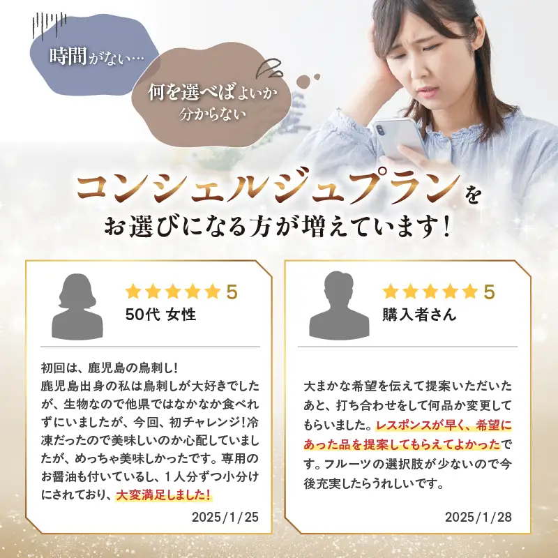 コンシェルジュプラン 寄付額 10万円 コース K000-CP010