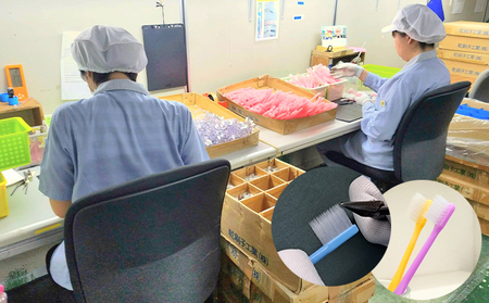 スリッピ歯ブラシ　コンパクト　歯周ケア　12本入り 雑貨 日用品 消耗品 デンタルケア 