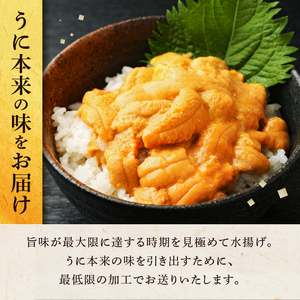 ＜全3回・連続＞氷温熟成＼ウニづくし!!／定期便 うに 海鮮 北海道_H0009-106