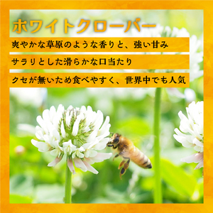 国産純粋完熟はちみつ3種セット(れんげ･ホワイトクローバー･黄金草)ご家庭用計1.5kg[16-1320]