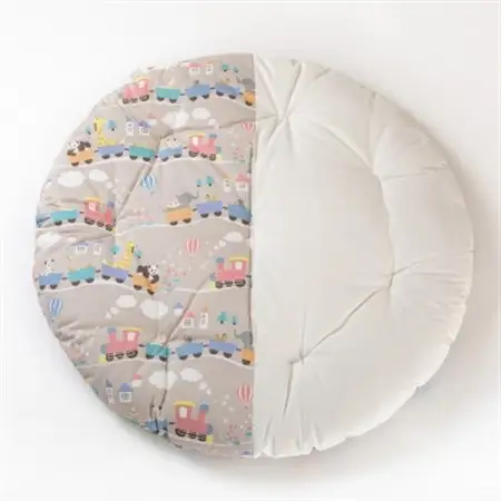 赤ちゃんの丸お座布団プリント柄(直径83cm)_雑貨・日用品 ベビー用品  _【1439618】