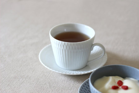 【美濃焼】 さざなみ 8.5カフェカップ 2枚セット 白 瑞浪市 / JS企画 皿 カフェカップ 食器 セット マグカップ [AZAZ107]