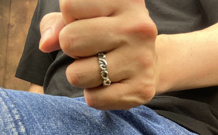 Small undulation ring スモール アンジュレーション リング ｜ 指輪 うねり 普段使い 重ね付け しやすい シルバー アクセサリー 波 925 ハンドメイド 選べる サイズ ジュエリー 人気 シンプル ギフト プレゼント 年末年始 お中元 お歳暮 内祝い 快気祝い