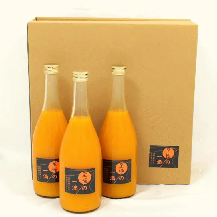 ［無添加］田村みかんの新鮮100％ジュース「至極の一滴」720ml×3本入り［TM23］