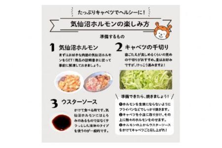 亀山印 気仙沼ホルモン 食べ比べ みそ・しお・ピリ辛 各500g ×1p 計3p [気仙沼市物産振興協会 宮城県 気仙沼市 20565249]